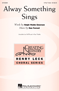 Alway Something Sings SSA choral sheet music cover